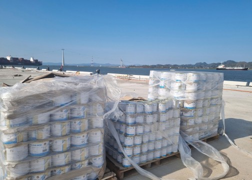 Cung cấp vật tư cho cảng Lạch Huyện 5,6